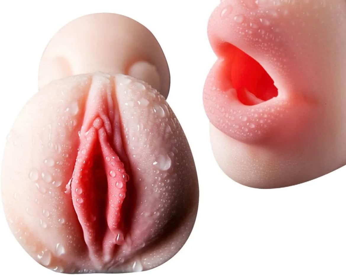 Double Hole Pocket Pussy Stroker