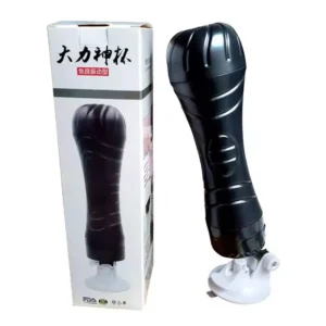 Flesh Torch Masturbator With Suction Cup Base