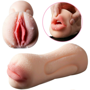 Double Hole Pocket Pussy Stroker