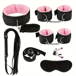 7pcs BDSM Bondage Set - Pink