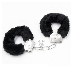 Cuffed in Fur Handcuffs