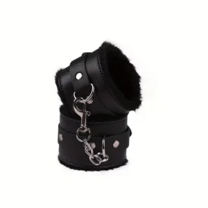Pair of Unisex Fuzzy Handcuffs BDSM