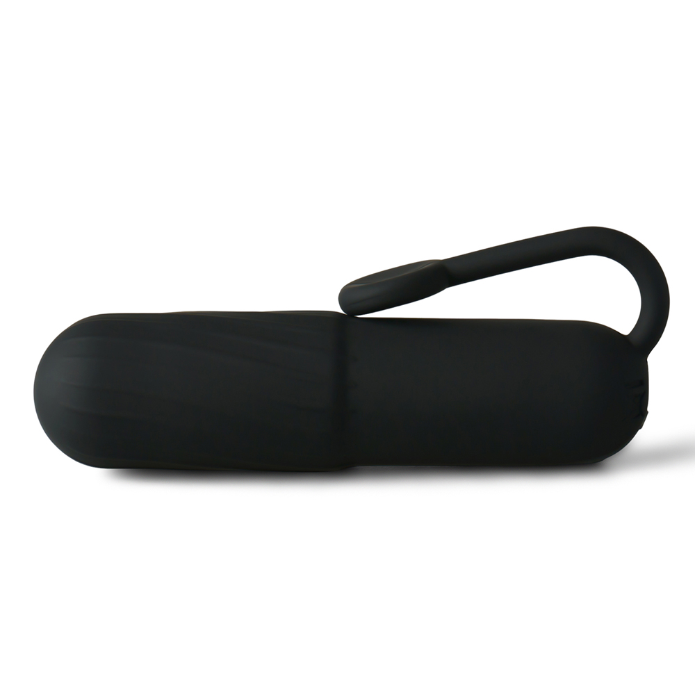 Rechargeable Vibrating Bullet with Silicone Grip Handle