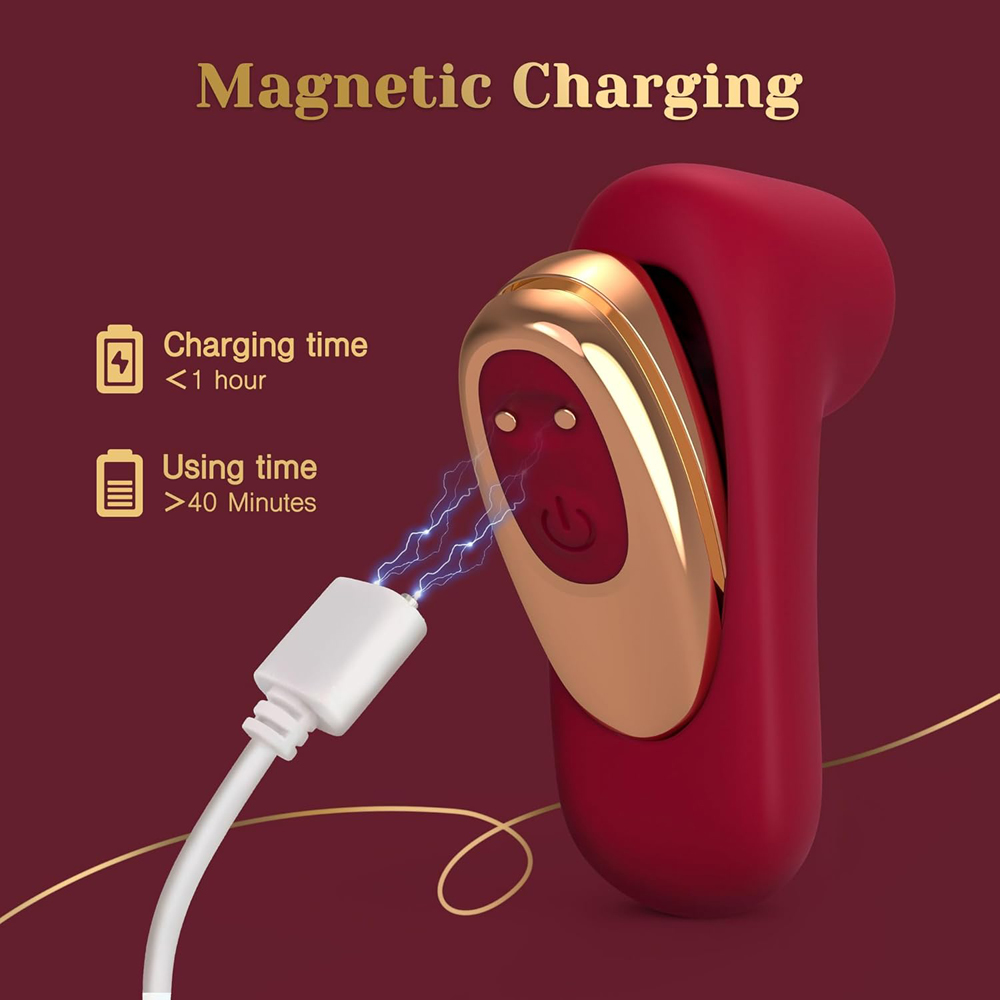 4pcs Rechargeable Silicone Vibrator Set with LOVE-Shaped Design