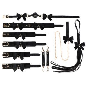6-Piece BDSM Bondage Kit with Bow Design