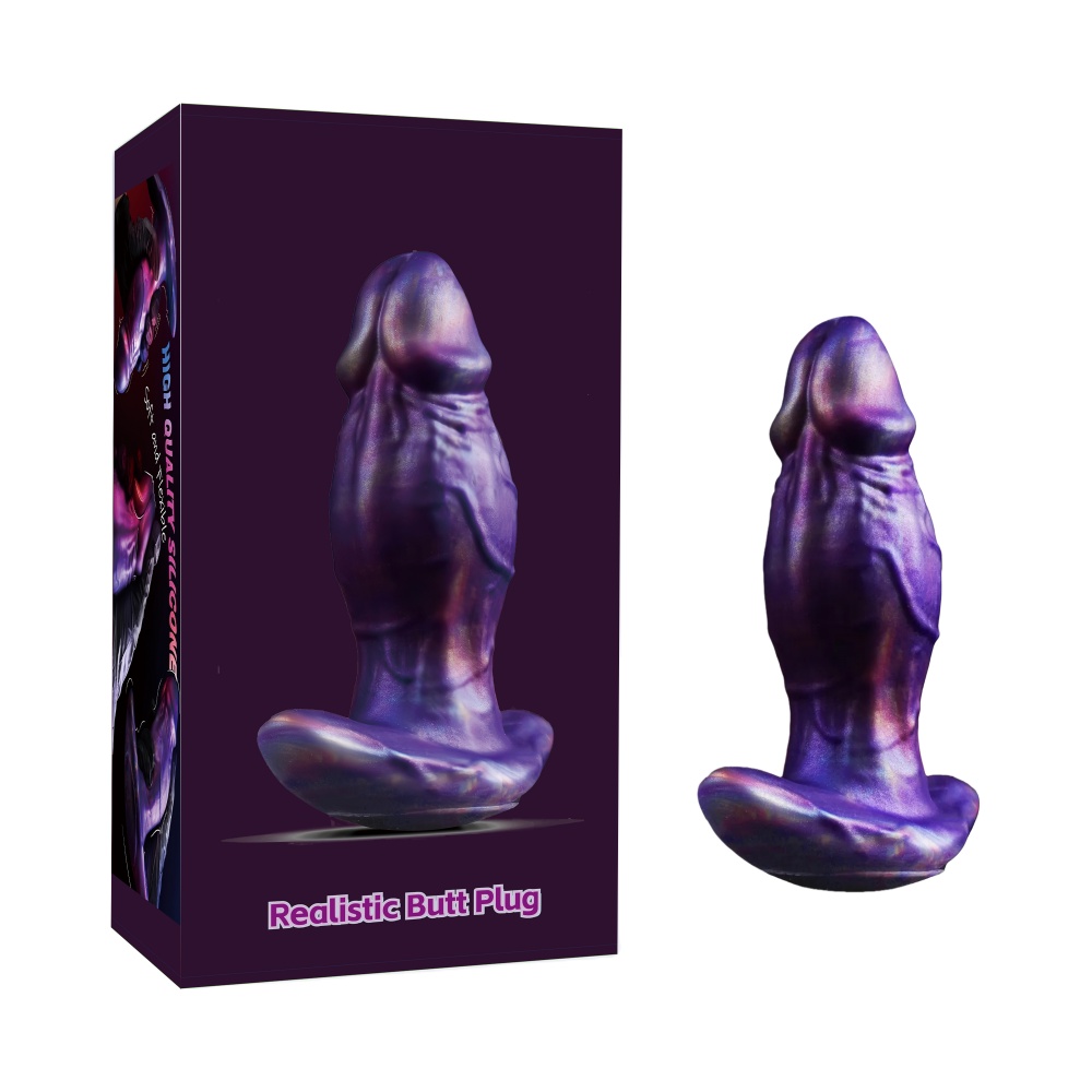Multicolor Silicone Dildo